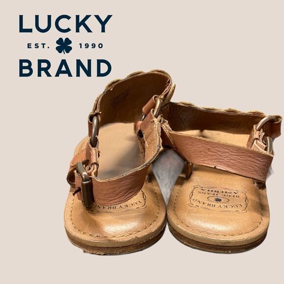 Lucky Brand Filomena Bronze Thong Sandals 7.5 - Picture 4 of 6